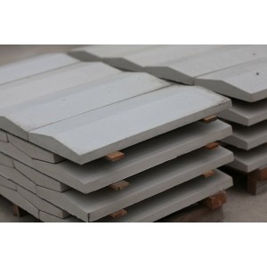 Peaked Double Coping White 285x610mm